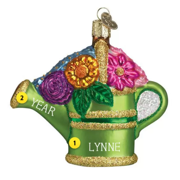 Discount Watering Can Ornament - Garden, Birds & Insects