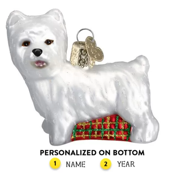 Fashion Old World Christmas Westie Ornament -