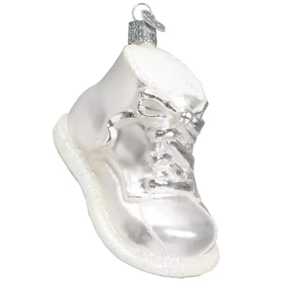 Store White, Baby Shoe Ornament - Baby