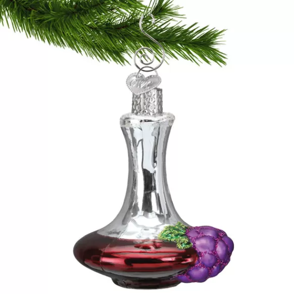 Best Old World Christmas Wine Decanter Ornament -