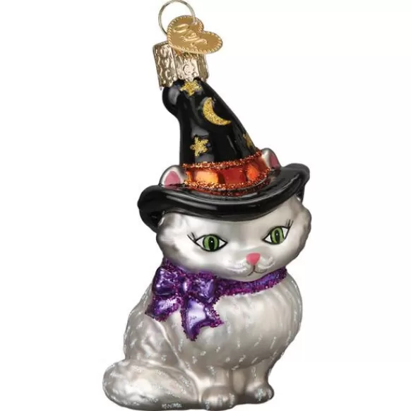 New Witch Kitten Ornament - Halloween