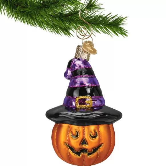 Discount Witch Pumpkin Ornament - Halloween